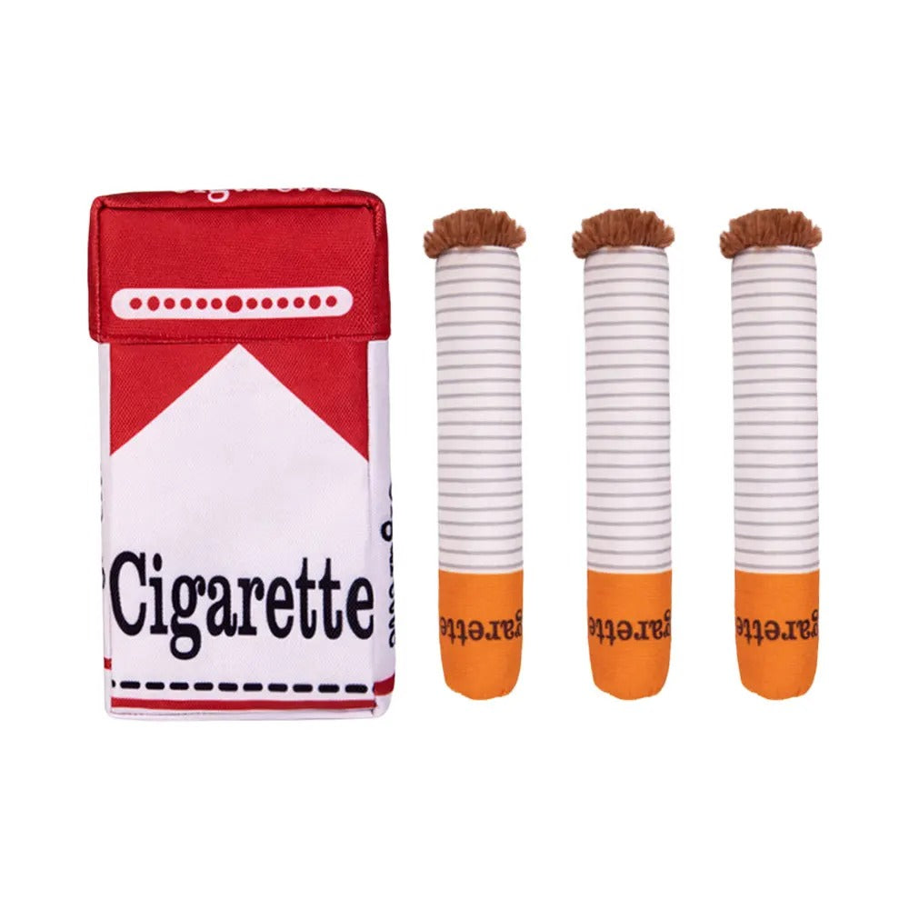 Cigarette Pack Dog Toy